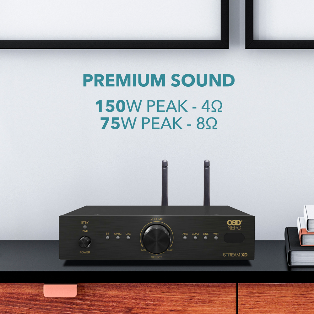 Nero Stream XD 75W x2 App Control Amplifier | Outdoor Speaker Depot